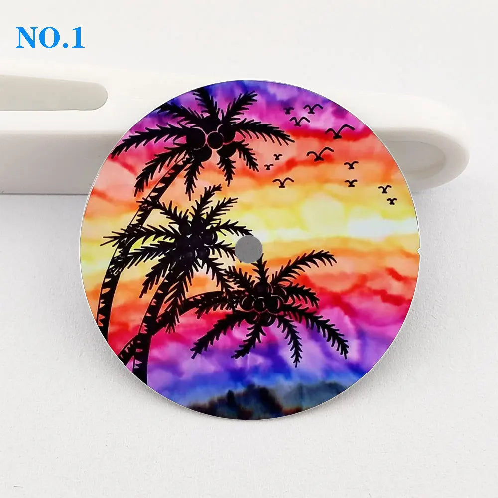 Watch dial 28.5mm dial NH35 dial creative color-printed series dial is suitable for NH35/36 movement watch accessories