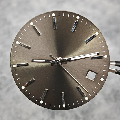 29mm Log Dial 8215 Watch Dial + Watch Hands Set Green Luminous Watch Faces Modified Accessories for 8215 / 8200 / 2813 Movement