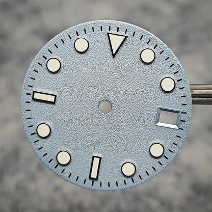 28.5MM Watch Dial NH35 Dial Frosted Texture Watch Faces Men's Watch Accessories for NH35/NH36/4R/7S Mechanical Movement