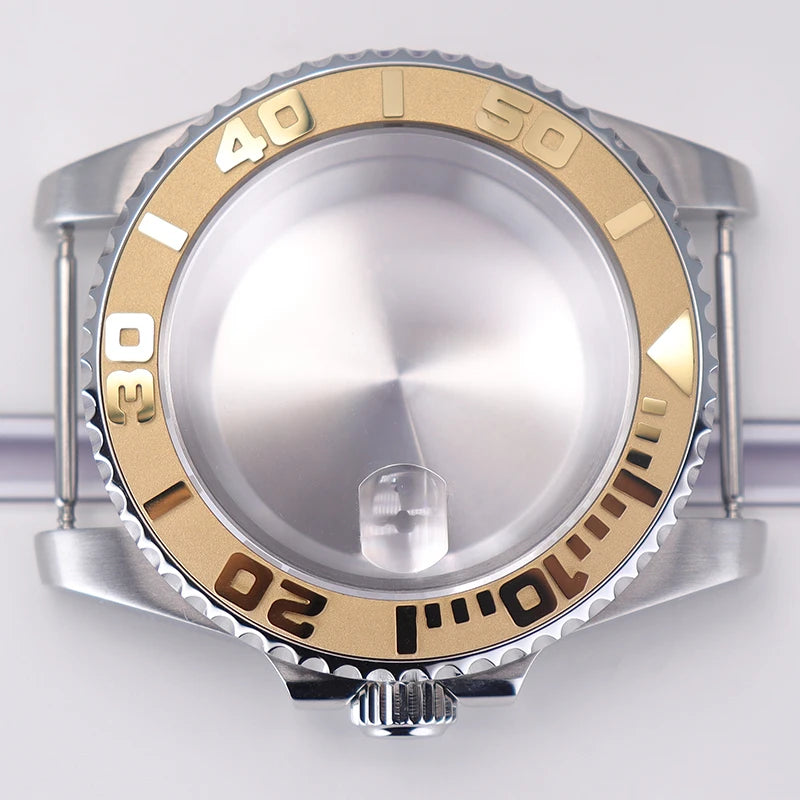 200M Diving Watch Case 40mm For Yacht-Master Seiko NH35 NH36 NH38/34 Miyota 8215 ETA2824 Movement Sapphire Glass 120clicks Bezel