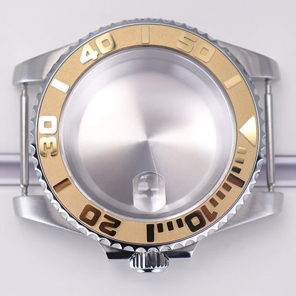 200M Diving Watch Case 40mm For Yacht-Master Seiko NH35 NH36 NH38/34 Miyota 8215 ETA2824 Movement Sapphire Glass 120clicks Bezel