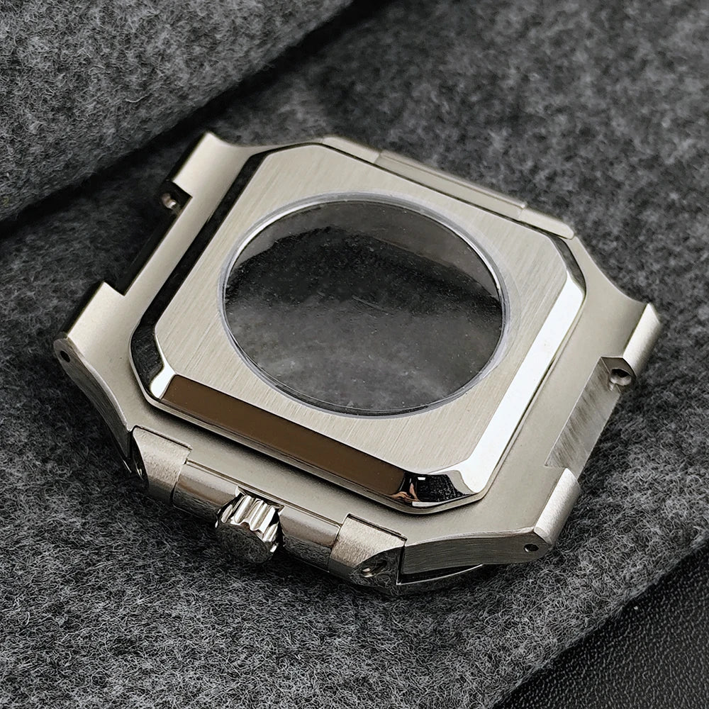 NH35 watch case men's automatic watch 38.5mm stainless steel case suitable for NH35 movement watch accessories