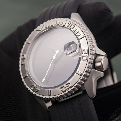 Sterile Yacht Master Custom Watch Luminous Date Sapphire NH35 Automatic 10Bar 42MM