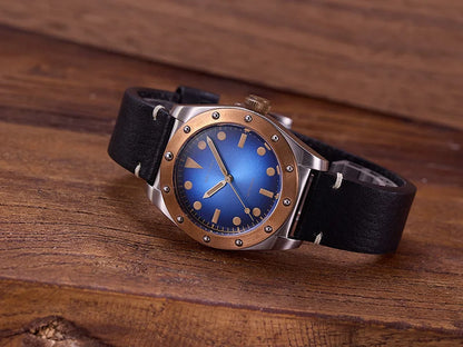 Baltany Bronze Bezel Watch S4030 NH38 20Bar Sailing Diver AR Sapphire 40MM Diver