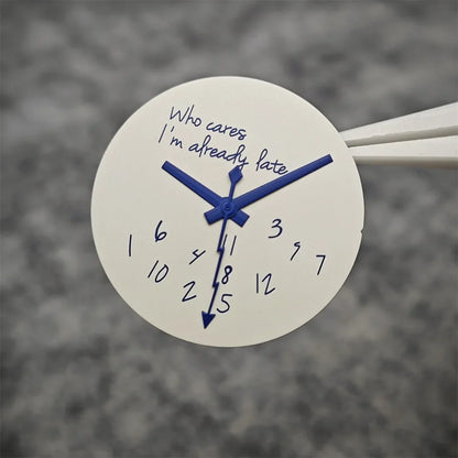 Modified Blue Log Hands + Watch Dial Set 28.5mm DIY Watch Faces Fits NH35/4R36 Movement Who Cares Lt's Already Late Accessories