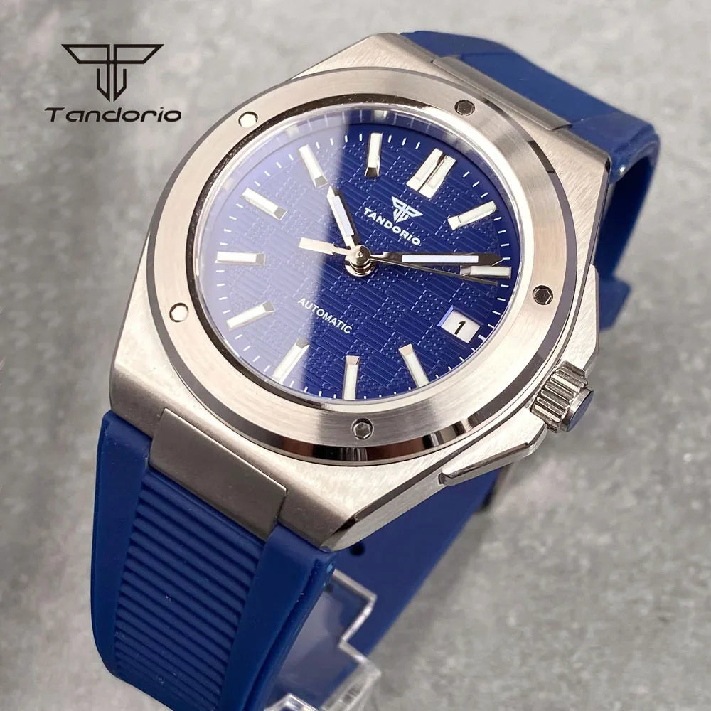 Tandorio Engineer Watch TD331B Seiko NH35 Sapphire Dress 40MM