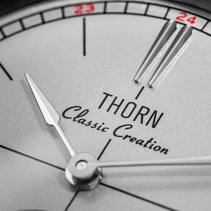 THORN T017 Square pillow-shaped 36mm Pilot couple wristwatch VD78 quartz Double Domed Sapphire 10Bar