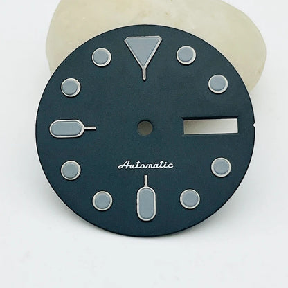 New 28.5mm Watch Dial Fit NH35 NH36 7S26 Automatic Movement for SKX007 SKX009 SKX173 SRPD Turtle Abalone Tuna Canne Diver Watch