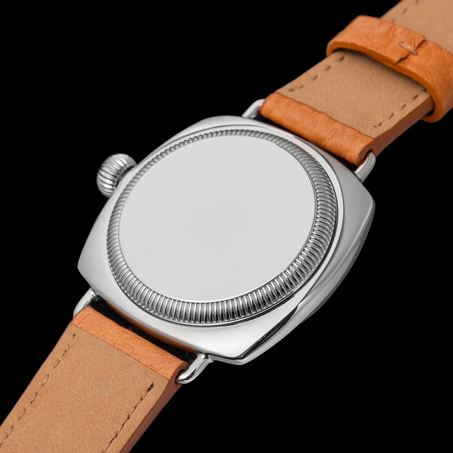 THORN T017 Square pillow-shaped 36mm Pilot couple wristwatch VD78 quartz Double Domed Sapphire 10Bar