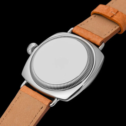 THORN T017 Square pillow-shaped 36mm Pilot couple wristwatch VD78 quartz Double Domed Sapphire 10Bar