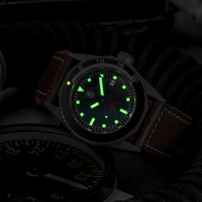 Thorn T019 Titanium Diver PT5000 Automatic Sapphire 20bar 45MM big Watch C3 Lume