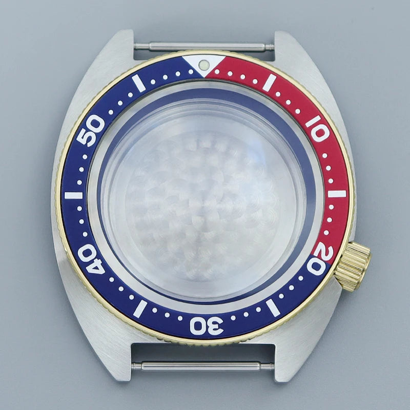 41mm NH35 Watch Case Stainless Steel Accessories For NH35 NH34 Mod Abalone NH36 NH70 Movement 28.5mm Dial Sapphire Crystal Glass