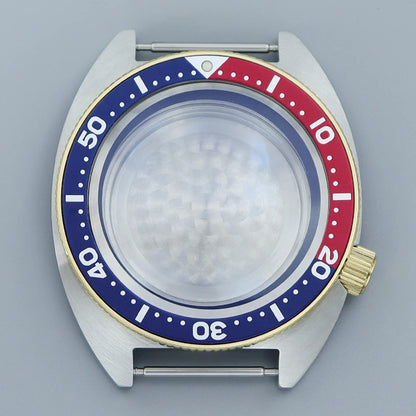 41mm NH35 Watch Case Stainless Steel Accessories For NH35 NH34 Mod Abalone NH36 NH70 Movement 28.5mm Dial Sapphire Crystal Glass