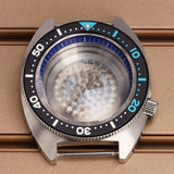 41mm Modified Turtle Watch Case Sapphire For Abalone/tuna mouth 6105 Captain Willard TMI NH35 NH36 NH38 4R Movement Stainless Steel Watch Accessories