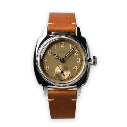 Baltany 1926 Vintage Dress Wristwatches S4036 Square Case Sub Seconds Luminou 20ATM Stainless Steel Automatic Mechanical Watches