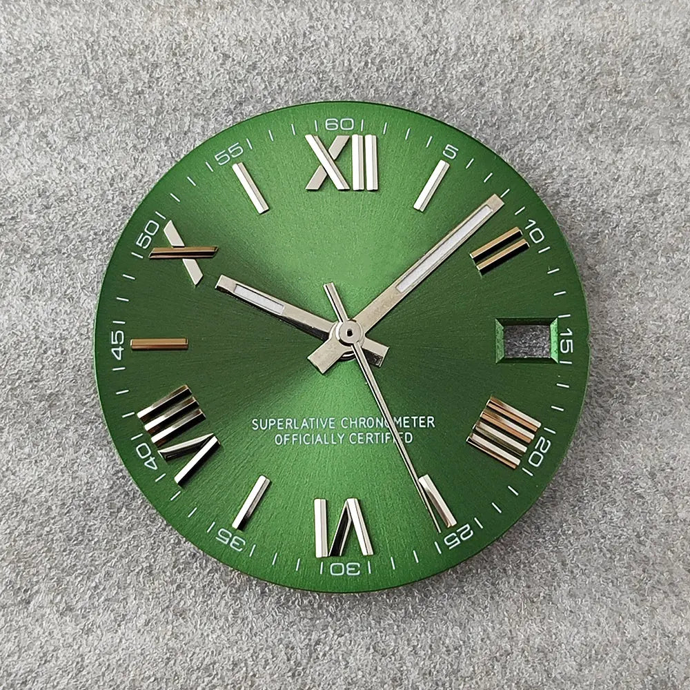 28.5mm NH35 dial Roman dial S Dial Modified Dial for NH35/NH36 Automatic Movement Watch accessories