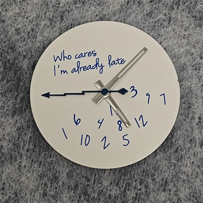 Modified Blue Log Hands + Watch Dial Set 28.5mm DIY Watch Faces Fits NH35/4R36 Movement Who Cares Lt's Already Late Accessories