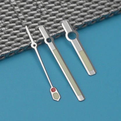 Watch Hands Size 8mm*12.5mm*11mm Green Luminous Hands for Caliber 7s36 4R36 NH35 NH36 Silver Hands Green Luminous Hands