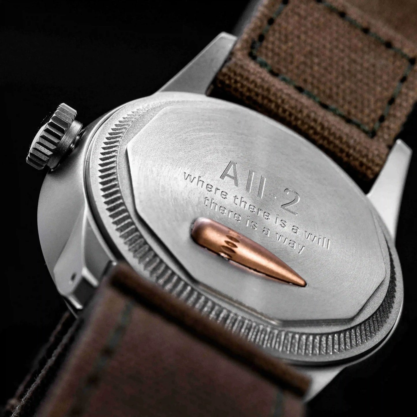 THORN SHY040 A11 Titanium Pilot Watch Military Retro NH35 AR Sapphire Luminous bullet in the back