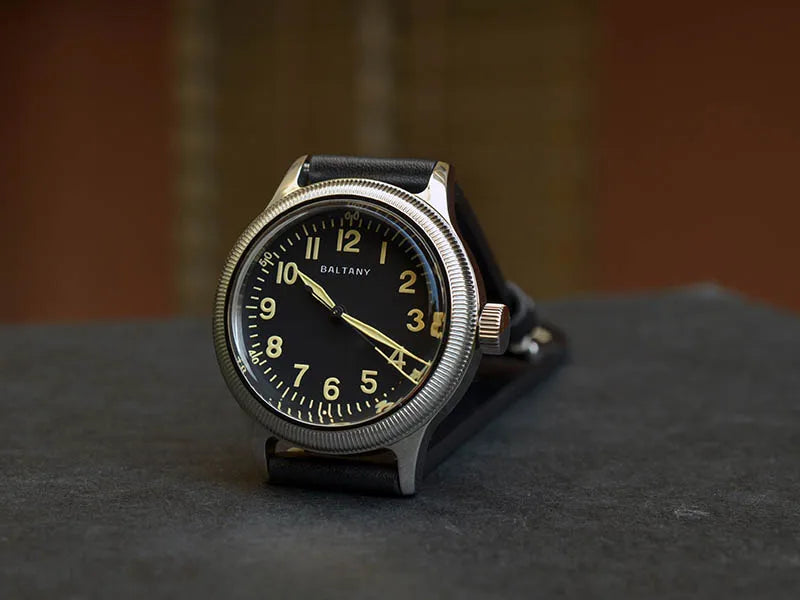Baltany 38MM A11 Military Automatic Watch Man S2031B Sapphire Crystal 10ATM Stainless Steel NH38 Retro Mechaincal Wristwatches