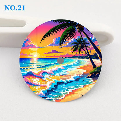Watch dial 28.5mm dial NH35 dial creative color-printed series dial is suitable for NH35/36 movement watch accessories