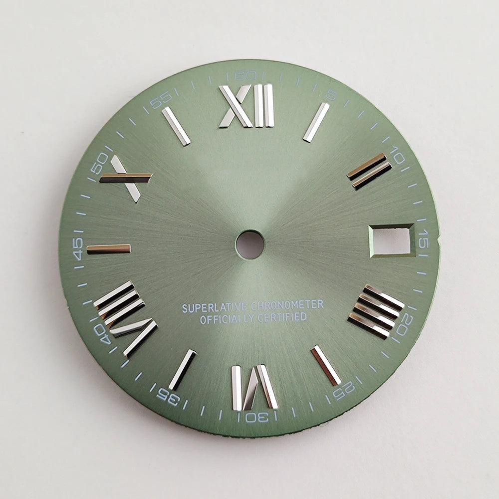 28.5mm NH35 dial Roman dial S Dial Modified Dial for NH35/NH36 Automatic Movement Watch accessories