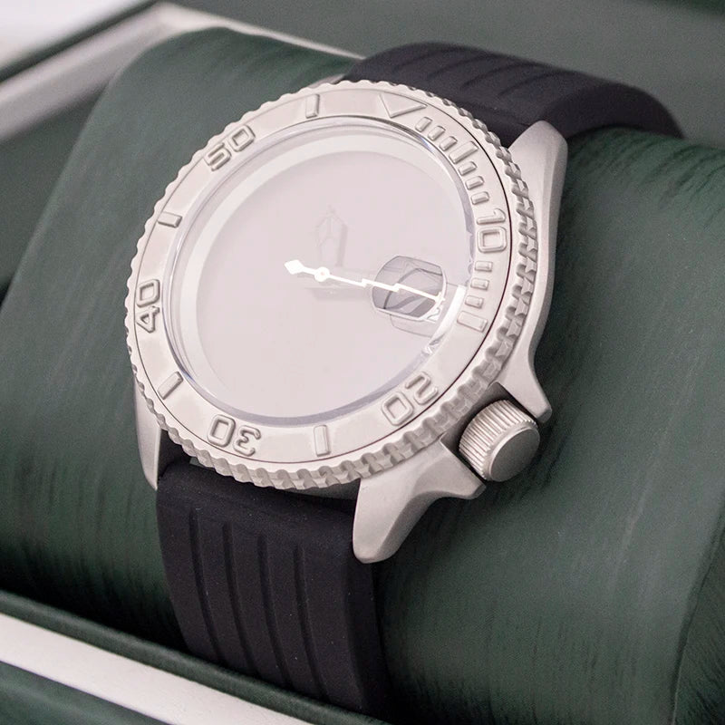 Sterile Yacht Master Custom Watch Luminous Date Sapphire NH35 Automatic 10Bar 42MM