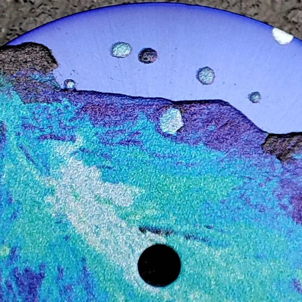 New 28.5MM Colored Leaf Watch Dial NH35/36 Dial Modified Watch Parts for NH35/36/4R Movements Colorful Watch Dial & Faces