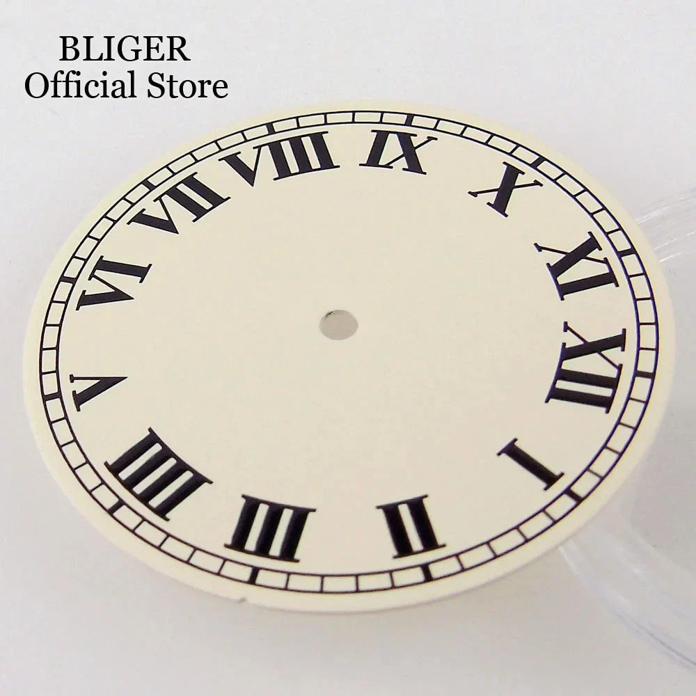 39mm vintage pilot Case 33.5mm Dial Sapphire Glass For NH35 NH35A 2824 PT5000 Waterproof Watch Case Screw Crown