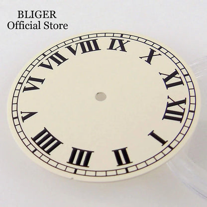 39mm vintage pilot Case 33.5mm Dial Sapphire Glass For NH35 NH35A 2824 PT5000 Waterproof Watch Case Screw Crown