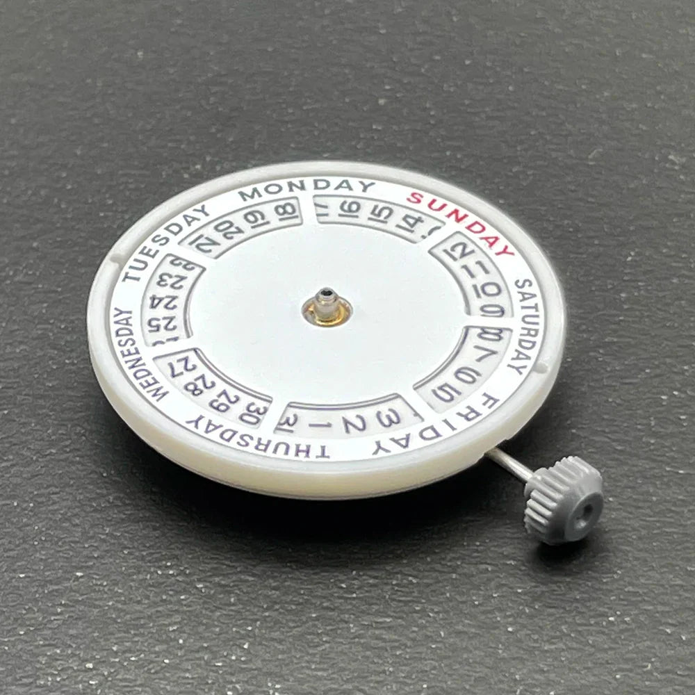 Genuine Miyota 8285 Automatic Mechanical Movement Mod Day-Date Watch Mechanism with Week at 12:00/Date at 3:00 O'clock 21 Jewels