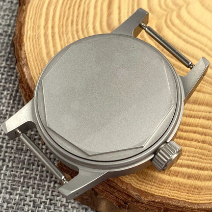 36mm Sandblasted Watch Case 200BAR Domed Sapphire Crystal Fit NH35 NH36 NH38 NH70 NH72 PT5000 ETA2824 SW200 Movement