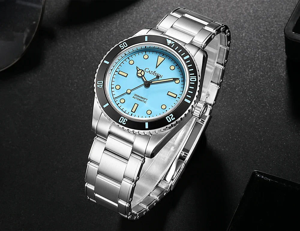 CADISEN C8206 BB58 Mod 38mm Diver NH35 Mechanical Sapphire 20 Bar Sapphire