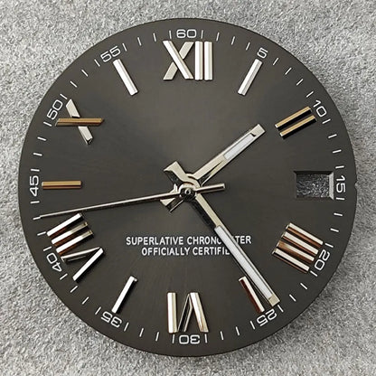28.5mm NH35 dial Roman dial S Dial Modified Dial for NH35/NH36  Movement Watch accessories