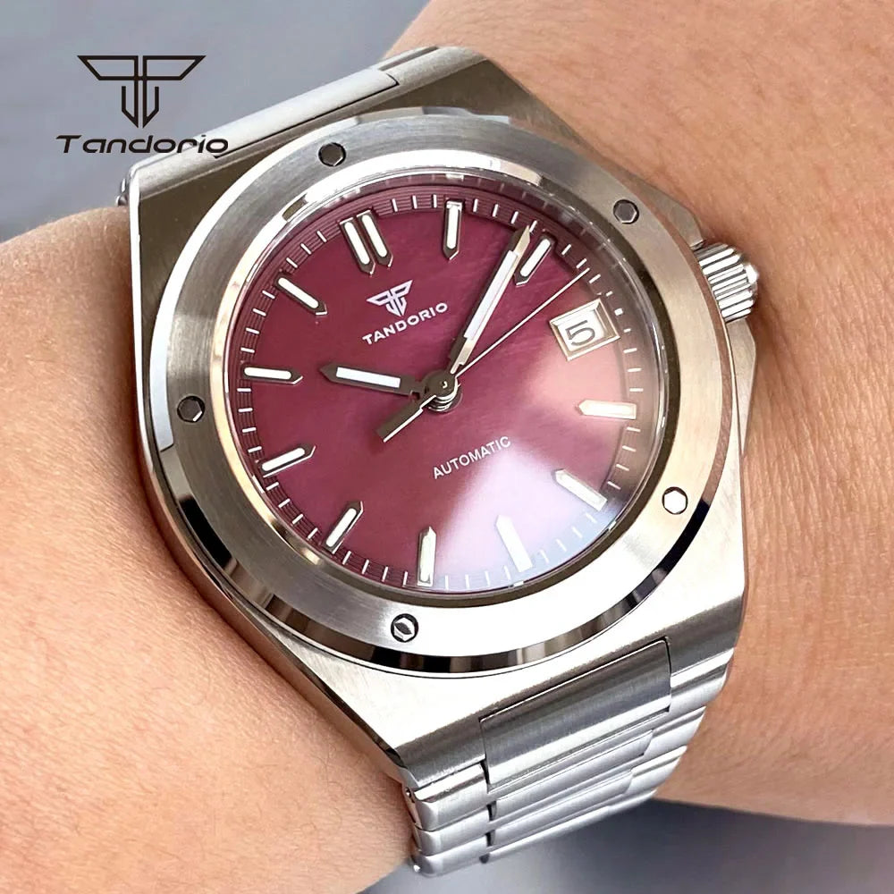 Tandorio Engineer Watch TD331  NH35 Sapphire 40mm Business 20bar