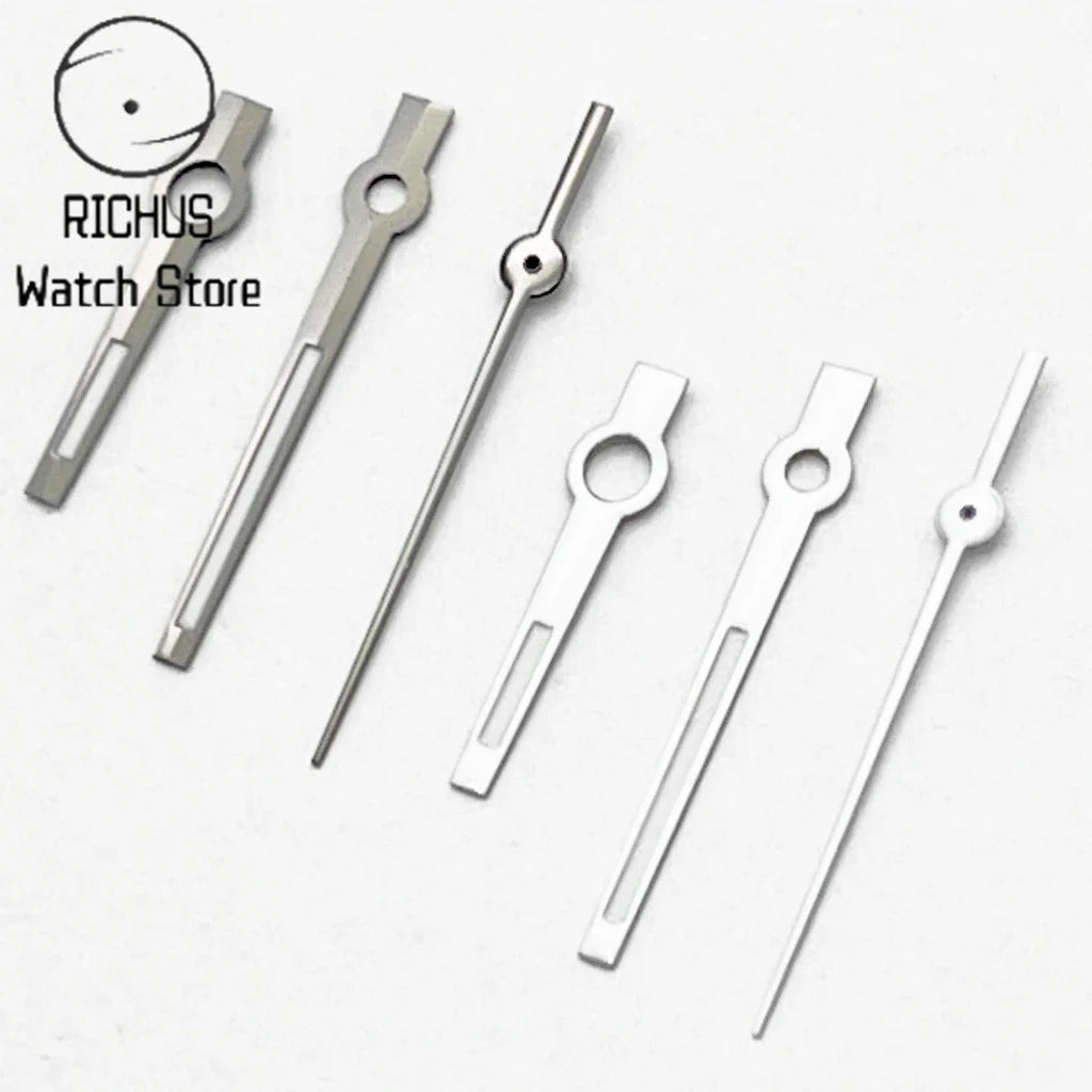 NH35 Watch Hands Green Luminous White/Gun color Fit NH35 NH36 ETA2836 2824 DG2813 3804 Miyota8215 8205 821A Movement