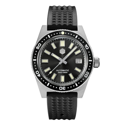 San Martin 62mas V4 Diver SN0007G 41mm NH35 Automatic AR Sapphire  Date Window 20bar c3 Luminous