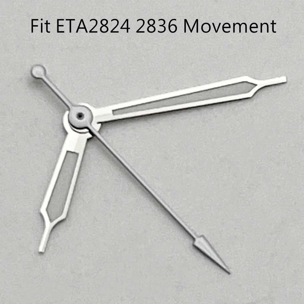 NH35 Hands Silver/Blue Watch Hands Fit NH35 NH36 PT5000 ETA2836 2824 DG2813 3804 Miyota8215 8205 821A Movement Watch Accessories