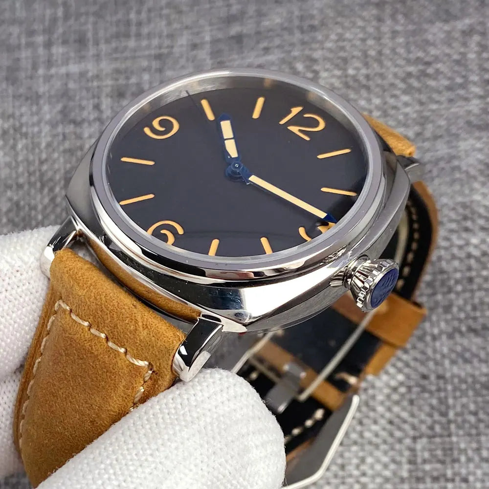 Tandorio Radiomir Homage TD113A 42mm Square California Watch  NH35 PT5000 AR Sapphire 20bar