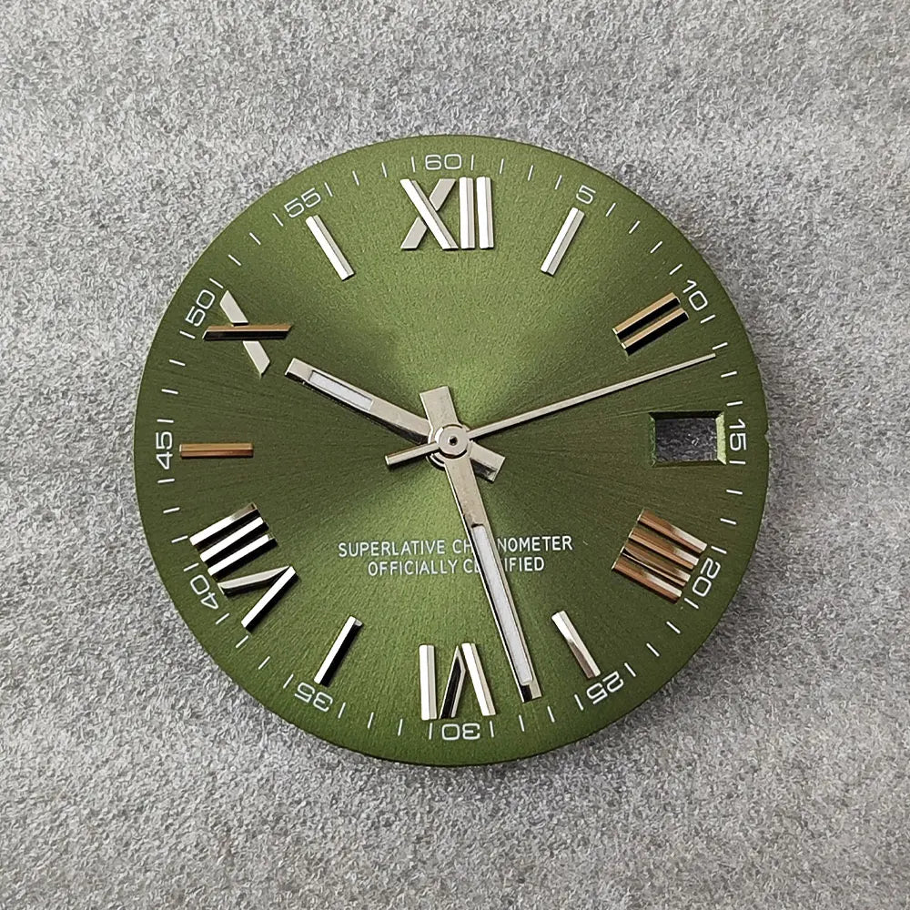28.5mm NH35 dial Roman dial S Dial Modified Dial for NH35/NH36 Automatic Movement Watch accessories