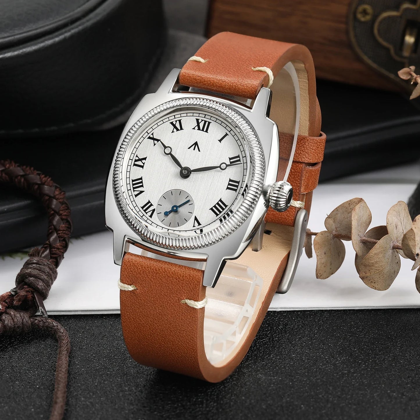 Militado ML03 Quartz Watch VD78 Square Watch Domed AR Sapphire 100M Waterproof 36mm