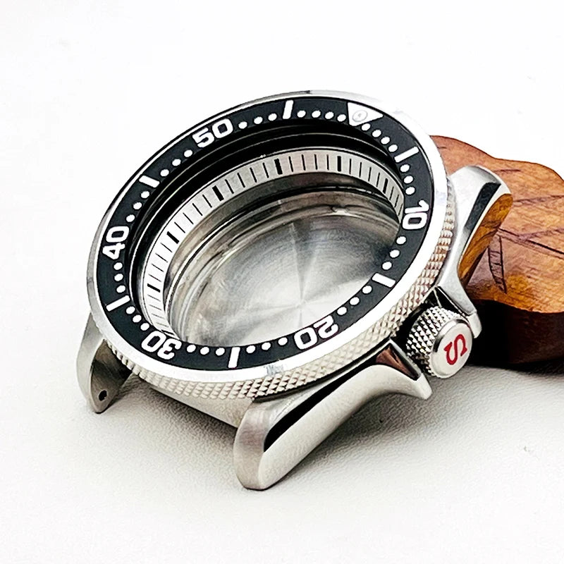 NH34 NH35 Case SKX007 Watch Cases fit for NH35 NH36 7S26 Movement Crown at 3.0 Click Spring NH35 Mod Seiko SKX007 Watch Case