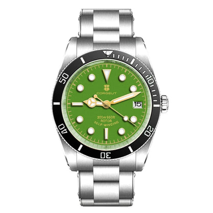 Corgeut Watch Diver CG2074 39mm NH35A Sapphire Crystal  Ceramics Bezel 10Bar SUB