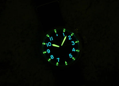 Customizable Baltany Chronograph Watch S5033 39MM Military Quartz Watch VK61  AR Sapphire 100M Waterproof  Swiss Lume