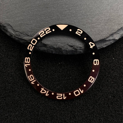 NH35 38-30.5mm bezel insert red Hands Watch Hands Blue Green Luminous Red Green Blue Hands For NH35/36/4R/7S Movement Watches Parts