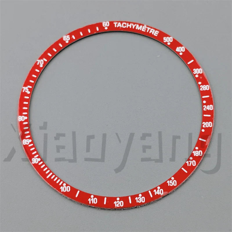 Speed Master Case 40mm VK63 Silver Watch Case Blue Green Black Silver Insert With Coated Glass For VK63 Quartz Chronograph Movement Steel Bracelet