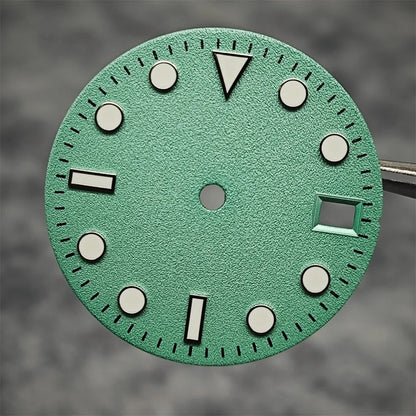 28.5MM Watch Dial NH35 Dial Frosted Texture Watch Faces Men's Watch Accessories for NH35/NH36/4R/7S Mechanical Movement