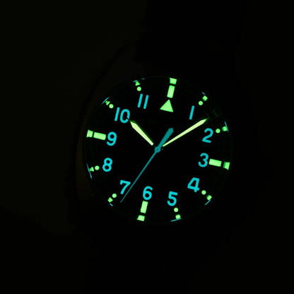Baltany W10 Tonneau Wristwatches Sapphire Crystal Super Luminous Nylon Strap NH38 Automatic Mechanical Vintage Military Watches