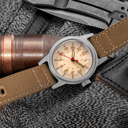 THORN SHY043 36mm  NH35 Automatic Retro Field Military Watch C3 Luminous 10bar