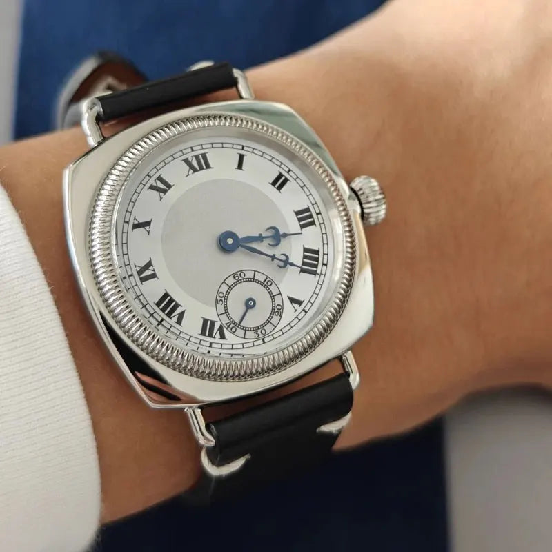 Thorn T002  Retro Square Sub Second 36mm Sapphire Glass VD78 Quartz Movement 10bar